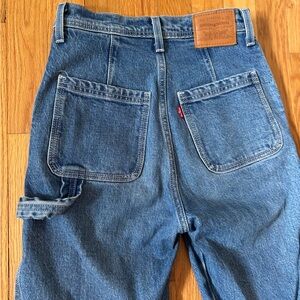 Levi's Ribcage Straight Blue Carpenter Jeans